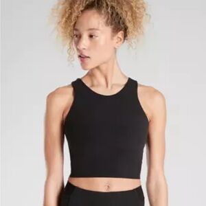Athleta Black Conscious Crop A-C cup